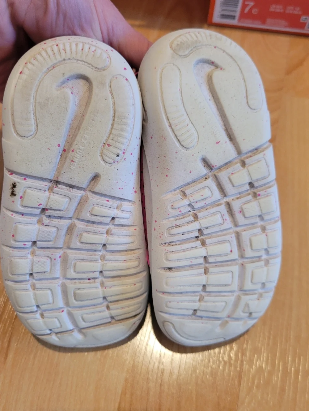 Nike Flex Runner 4 Fuchsia Black Toddler Size 7